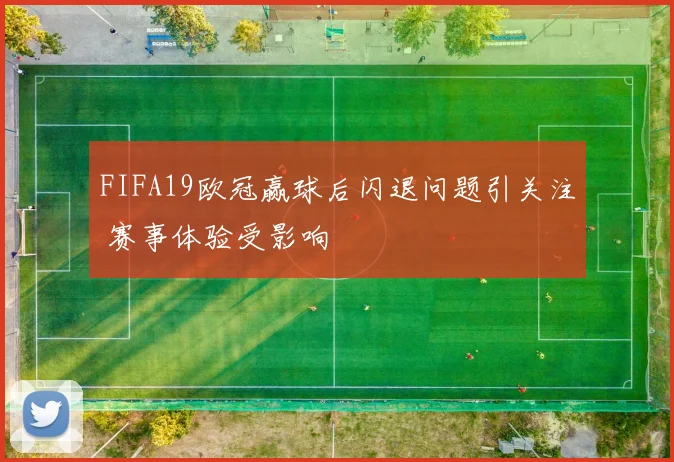 FIFA19欧冠赢球后闪退问题引关注 赛事体验受影响