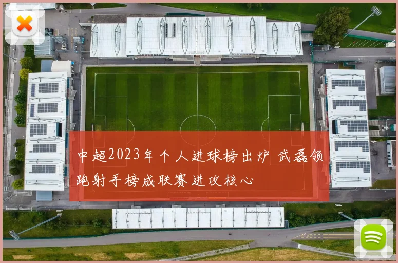 中超2023年个人进球榜出炉 武磊领跑射手榜成联赛进攻核心